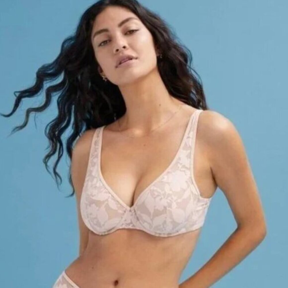 ThirdLove Floral Lace Bra - Cream